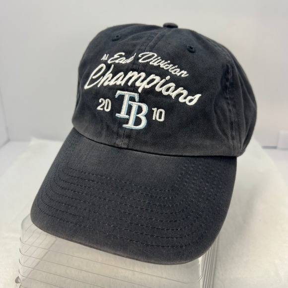 '47 Brand Other - TAMPA BAY RAYS Hat OSFA Navy Blue 2010 AL East Champions Cap '47 Brand Baseball